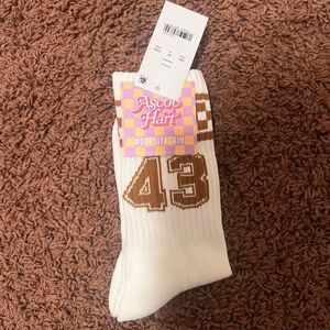 Ascot‎ and Hart Kids White  Crew Socks Girls Sports Casual Accessory Set NWT